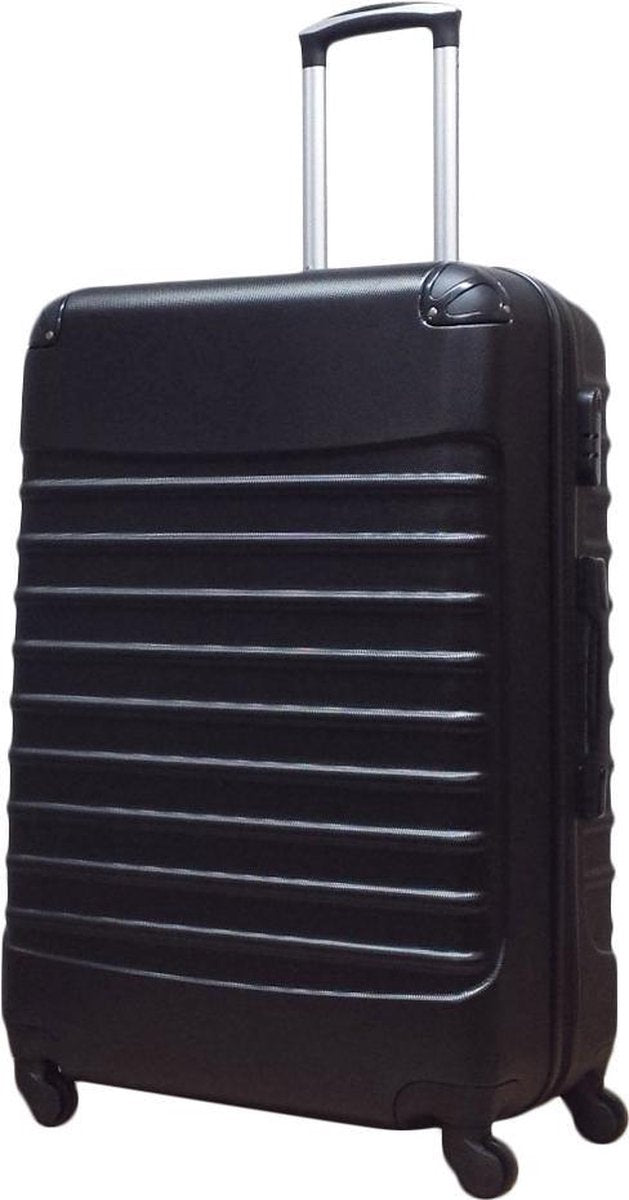 Adventure-ready 2-piece ABS hardshell luggage set, durable & lightweight spinner suitcases.