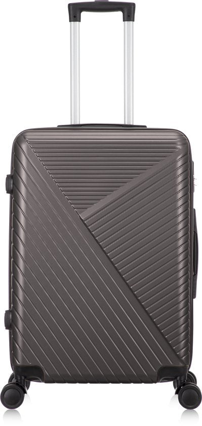 Unisex hardshell luggage, durable with TSA lock & spinner wheels for secure, elegant business travel.
