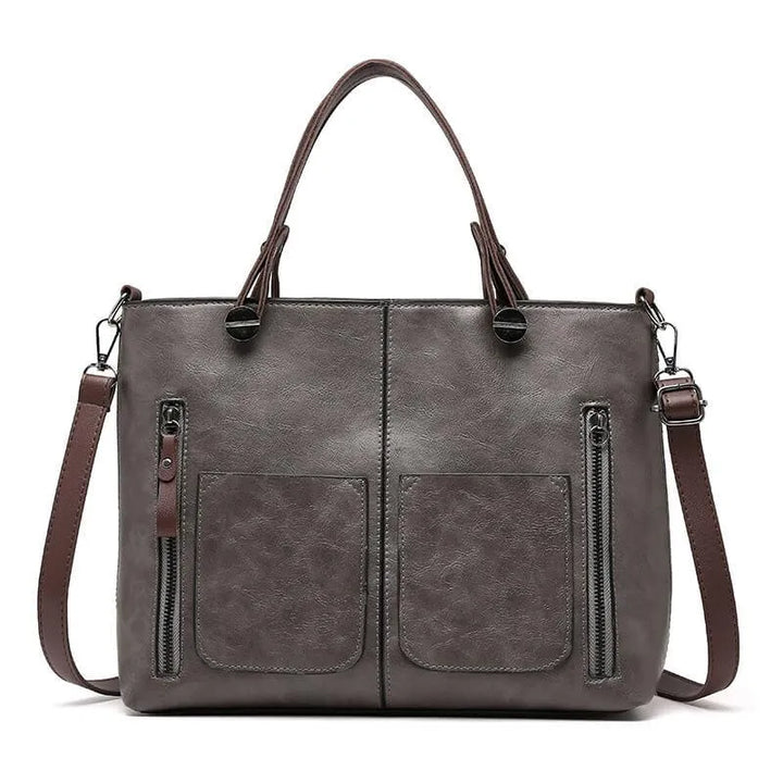 Elegant women's everyday tote bag. Durable, versatile, and organized, a stylish fashion accessory.