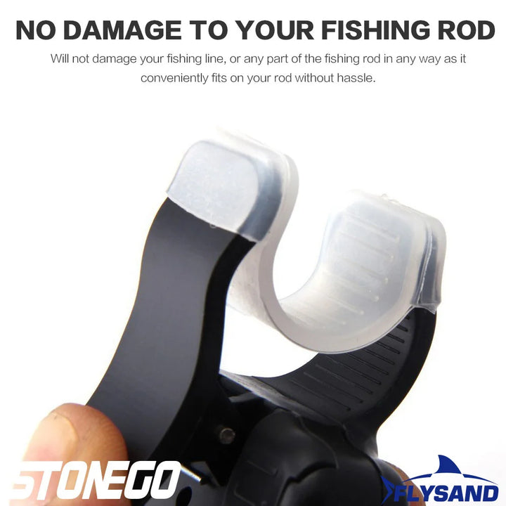 High-visibility LED electronic fishing alarm, a durable bite indicator for all fishing gear.