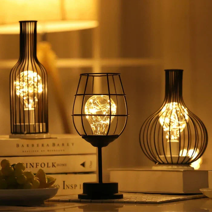 Elegant black modern table lamp, perfect for stylish home decor & accent lighting.