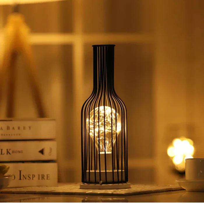 Contemporary black table lamp with elegant design. Ideal modern lighting for any home decor style.