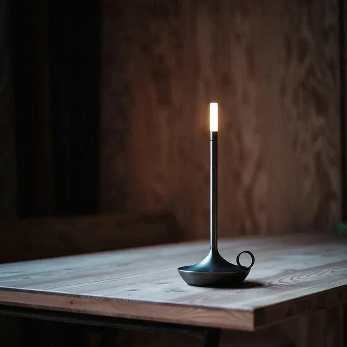 Sophisticated rechargeable LED table lamp, perfect for modern accent lighting and decor.