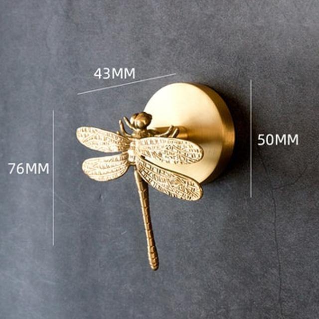 Ornate gold animal wall hook, premium home accessory for elegant wall decor.