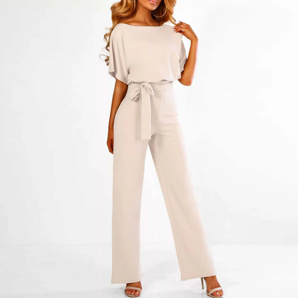 Women's comfortable chic jumpsuit, an elegant one-piece perfect for any party or summer style event.