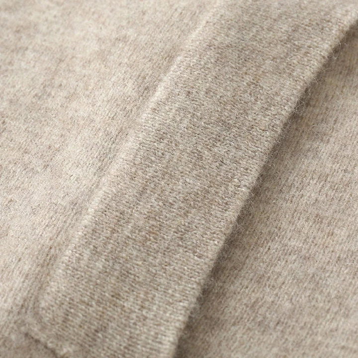 Sophisticated women's layering knit cardigan. Elegant long-sleeve knitwear, versatile for classic fashion.