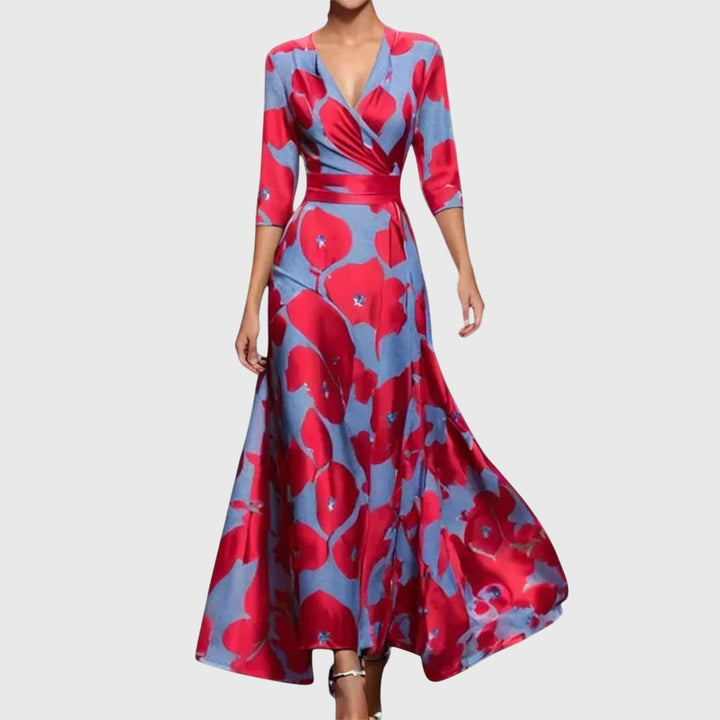 Elegant women's tailored dress in a sophisticated style, perfect for office or evening events.