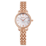 White Marble Dial - Rose Gold Band