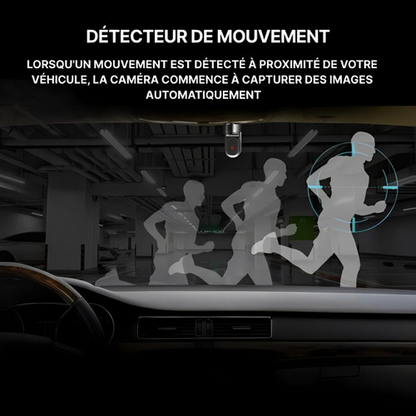 "Elegante dashcam auto con ADAS e controllo vocale, design compatto per monitoraggio di guida e parcheggio, nero lucido."