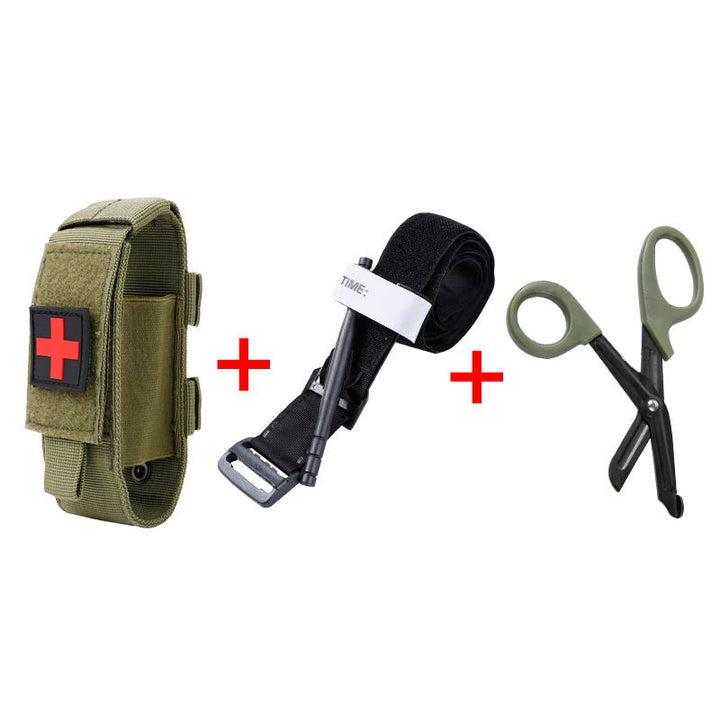 Medical tourniquet for severe injury, stop bleeding fast, part of any emergency kit.