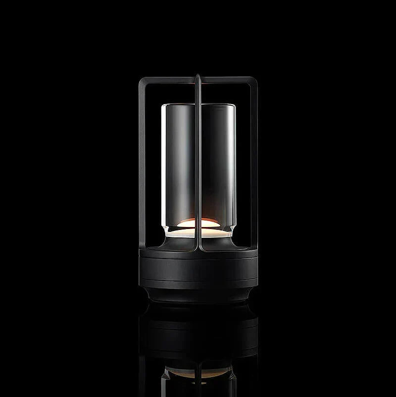 AuroraGlow waterproof portable crystal table lamp, RGB, touch control, for enchanting indoor & outdoor ambiance.
