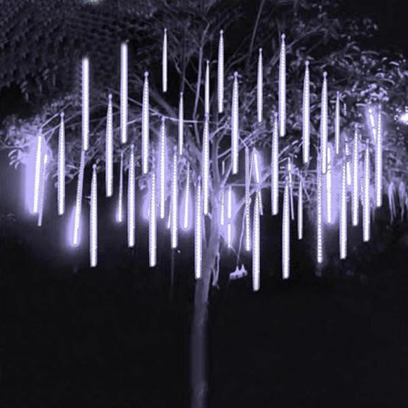 Dynamic LED snowfall projection lights for festive indoor & outdoor holiday decoration. Bright & magical.