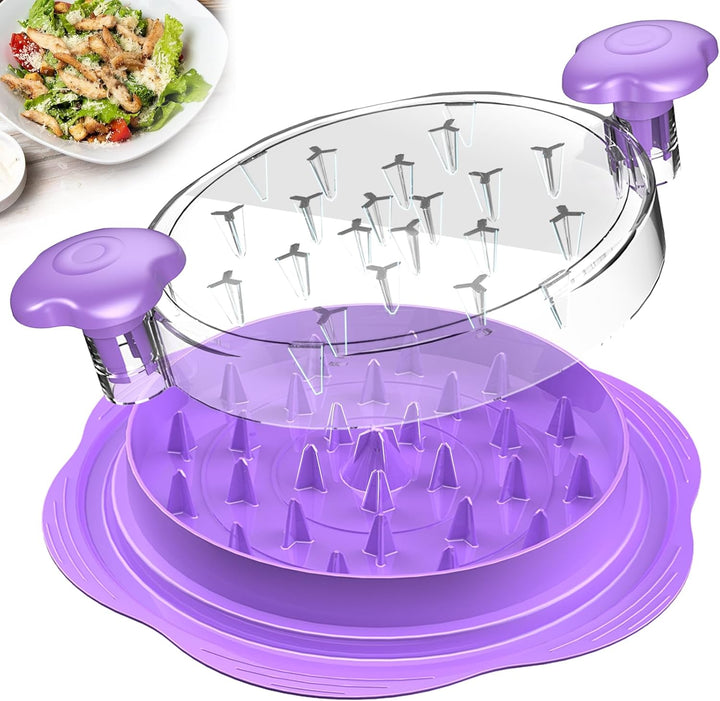 Chicken shredder tool, perfect for quickly making pulled chicken for tacos & sandwiches. Easy to use.