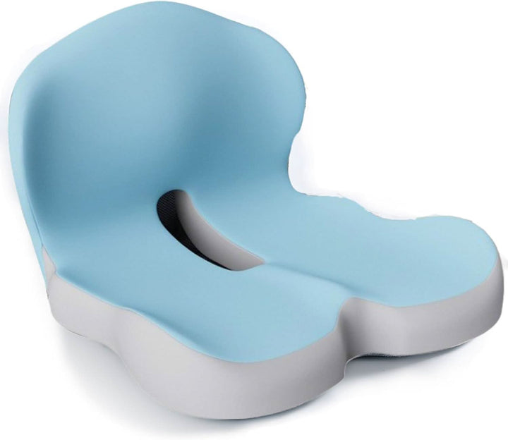 Comfort memory foam seat pad. Provides gentle support & pain relief for desk chairs & home use.