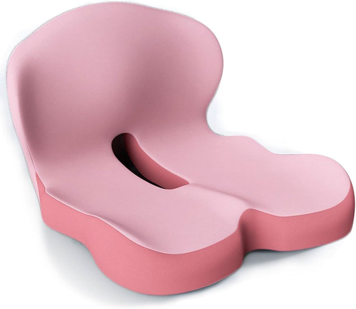 Washable cover memory foam seat cushion for easy care. Ensures hygienic & lasting back support.