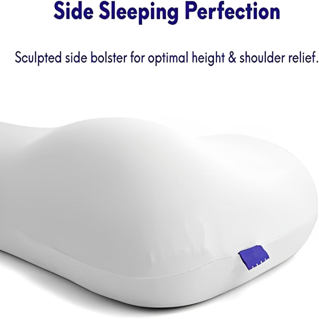 Ergonomic U-shaped travel pillow for superior neck support, made from soft microfiber polyester for comfortable journeys.