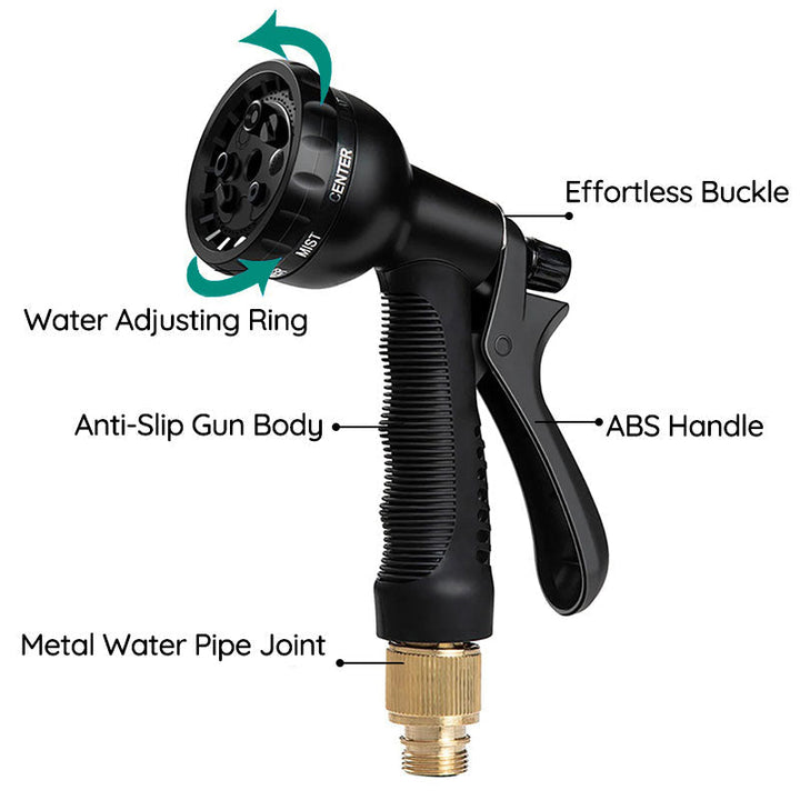 Flexible, kink-free expandable water hose making yard care simple, perfect for all garden watering needs.