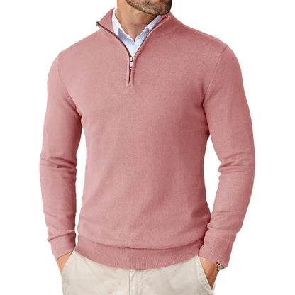 "Felpa uomo cotone morbido, zip pratica, versatile, ideale per look eleganti e casual. Comfort e stile in un design unico."