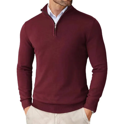 "Felpa uomo cotone morbido, zip pratica, versatile, ideale per look eleganti e casual. Comfort e stile in un design unico."