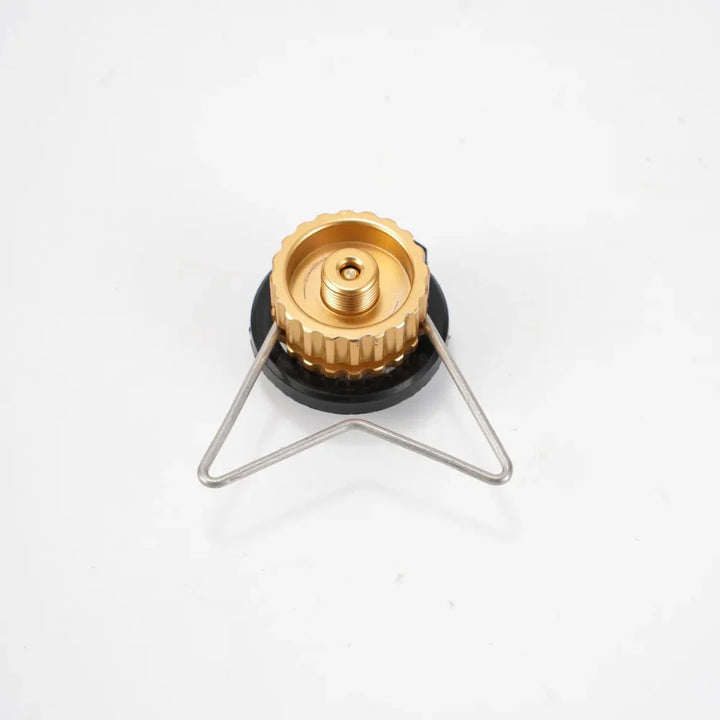Backpacking camping stove with high heat, making wilderness cooking simple and fast.