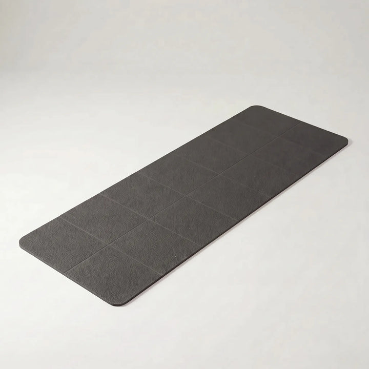 Foldable yoga mat, designed for travel & portability. TPE exercise mat for fitness, pilates, gym, & home workouts.