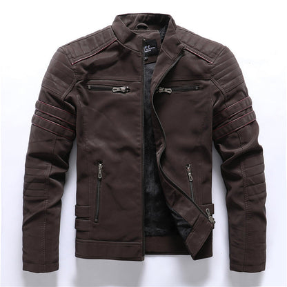 Giacca da uomo elegante, tessuto resistente, silhouette sartoriale, colore scuro, ideale per outfit casual e formali.