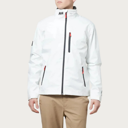Giacca uomo impermeabile leggera blu, design moderno, cappuccio regolabile, ideale per pioggia e stile quotidiano.