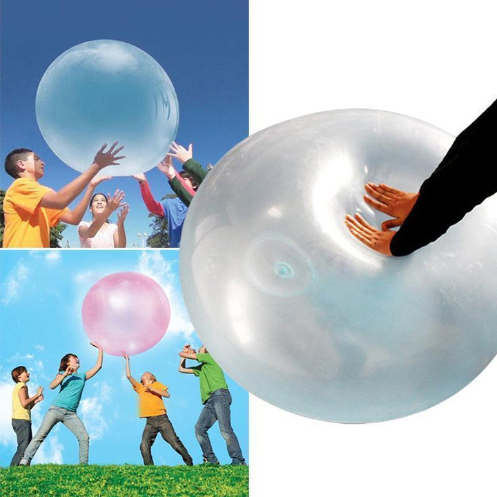 Durable huge bubble ball, perfect for children's backyard party games.
