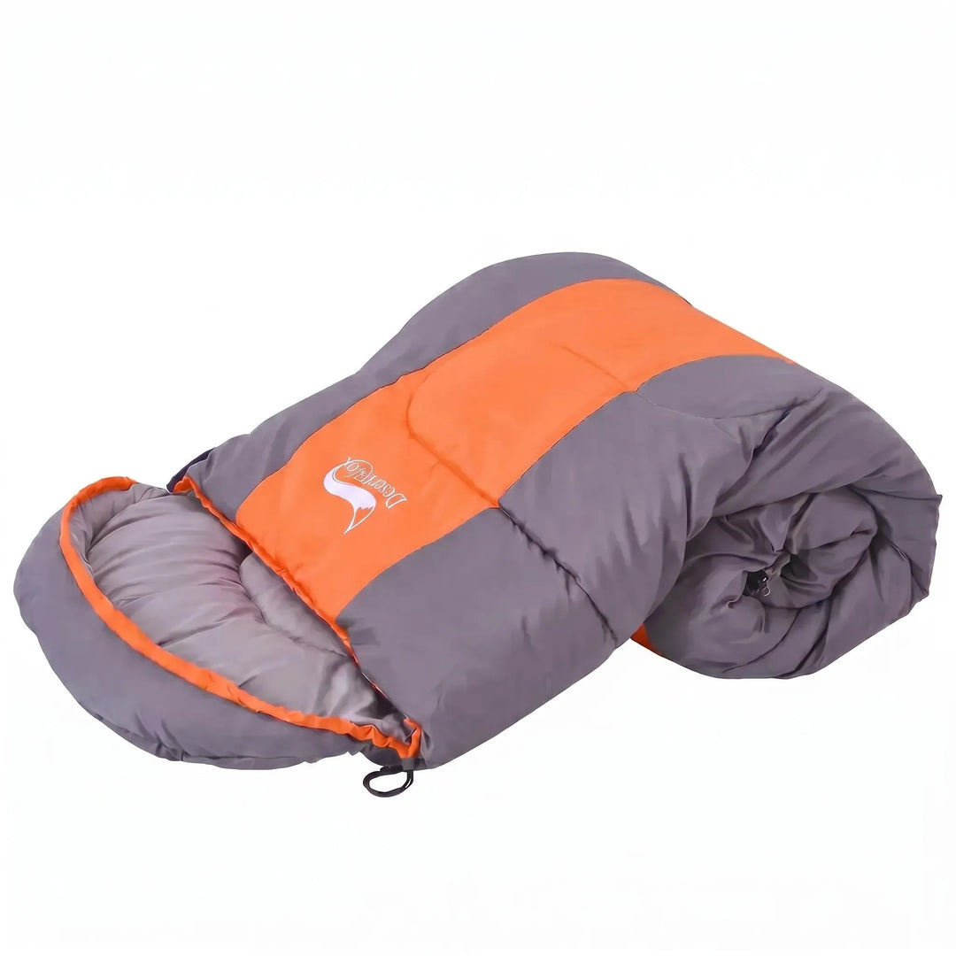 Robust 4-season envelope sleeping bag. Portable & warm outdoor gear for all camping, hiking & adventure needs.