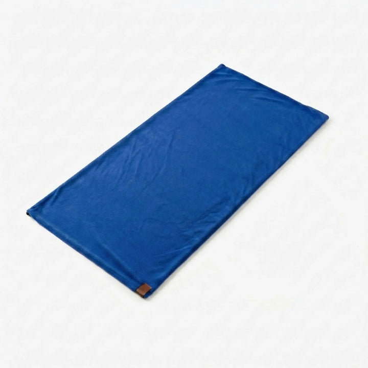 Portable green lightweight sleeping bag liner, perfect for hygiene during camping & outdoor travel.