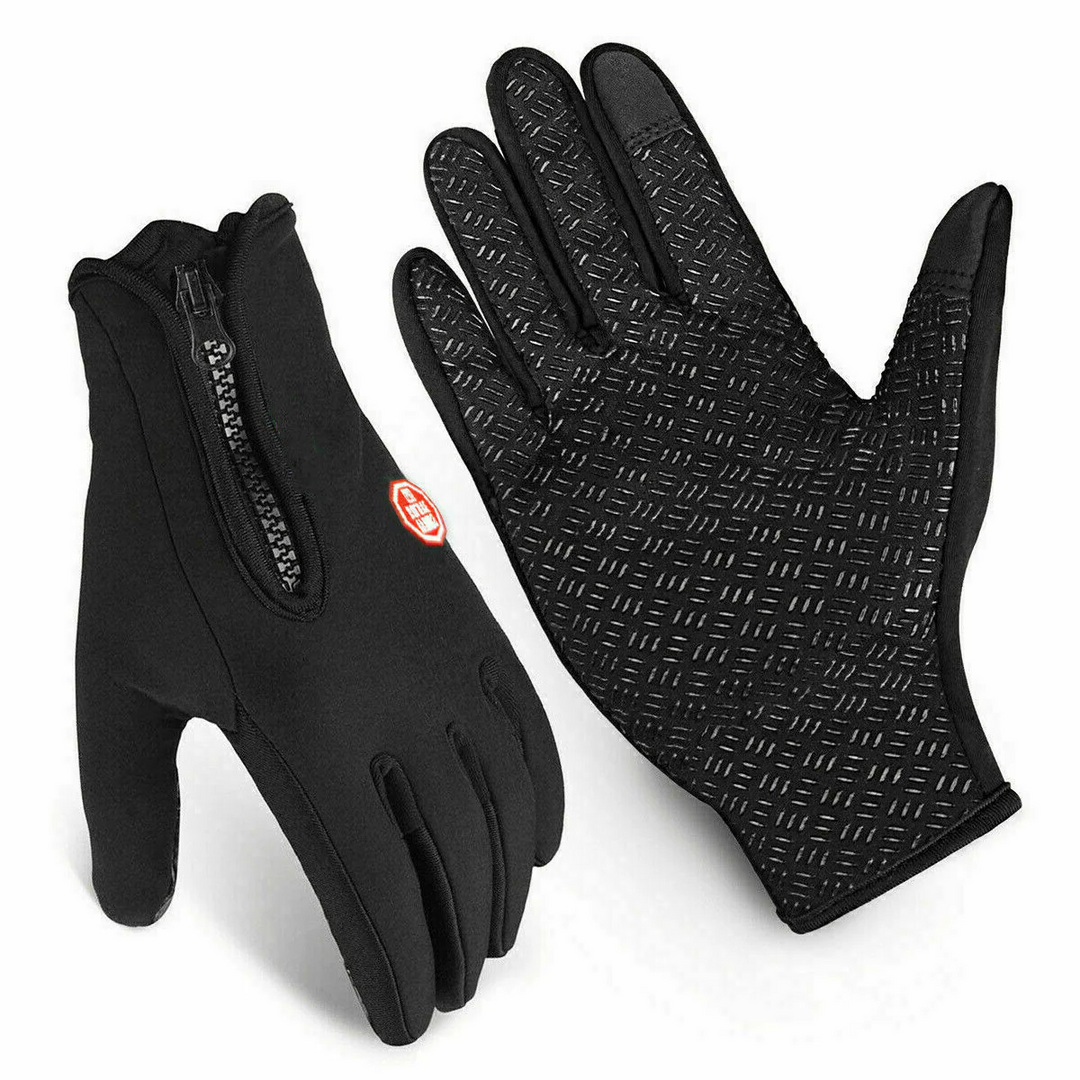 High-performance heated thermal gloves for skiing, cycling & winter sports, waterproof.