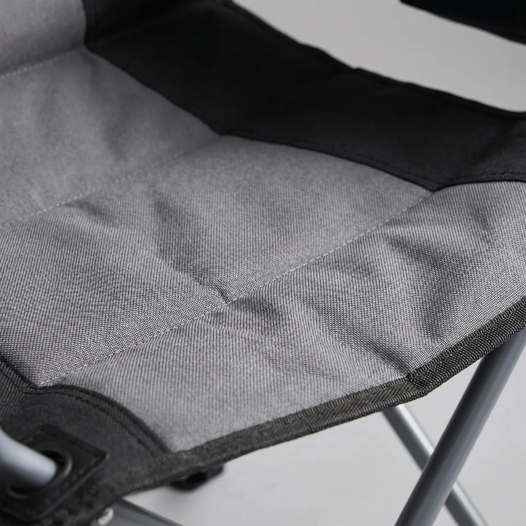Durable folding travel chair, perfect for beach trips, camping, or any outdoor event. Heavy-duty & portable.