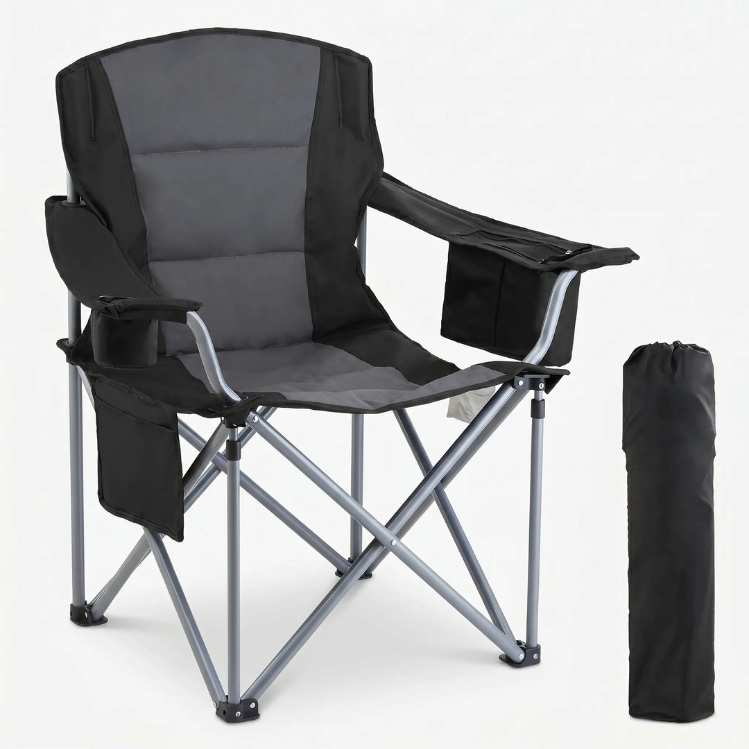 Robust camp furniture: heavy-duty folding outdoor chair. Portable & durable for all your outdoor seating needs.