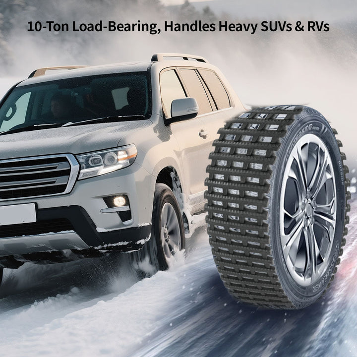 Close-up of a rugged car traction mat pattern, designed for superior tire grip in challenging off-road conditions.