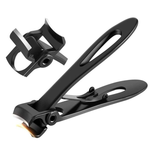 Professional heavy-duty nail clippers for thick & ingrown toenails. Silver cast steel for sharp, precise foot care.