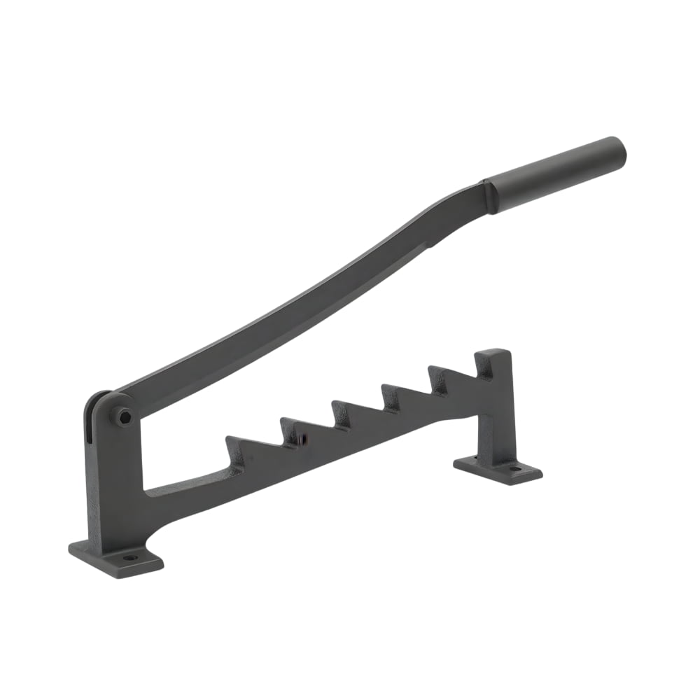 Heavy-duty wall mounted firewood splitter, ideal for fireplace wood and camping, enhancing home heating.