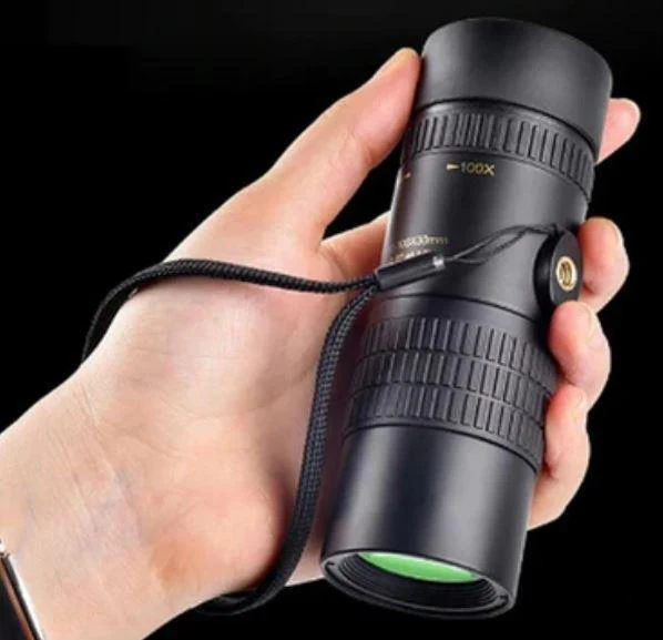 Compact HD waterproof monocular for birdwatching, hiking, & wildlife viewing. Portable outdoor optical gear.