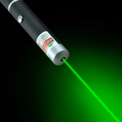 Sleek unisex green laser pointer with high power, excellent for outdoor activities, presentations, and safety.
