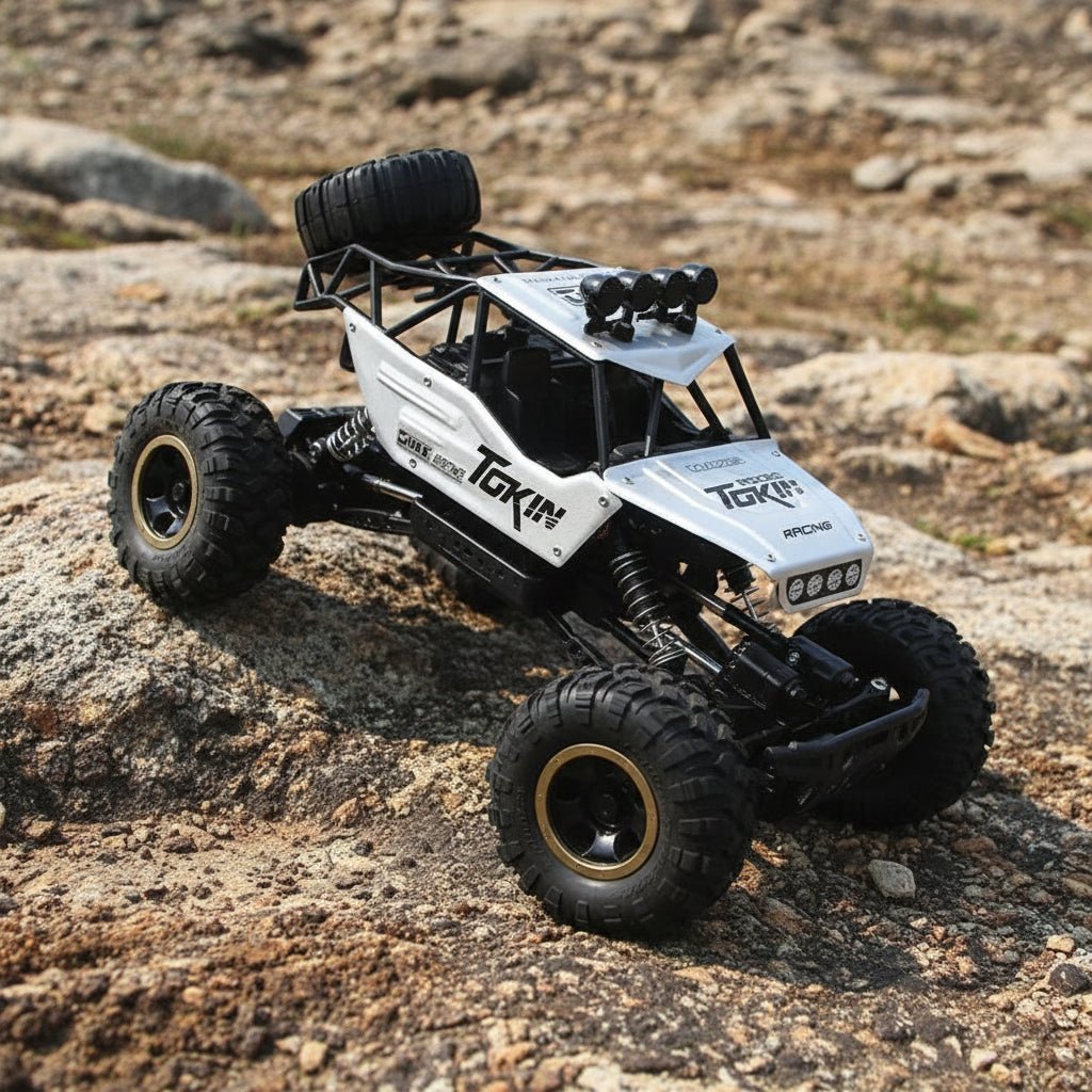 Unisex high-speed 4x4 RC monster truck, perfect for thrilling offroad adventures for kids & adults.