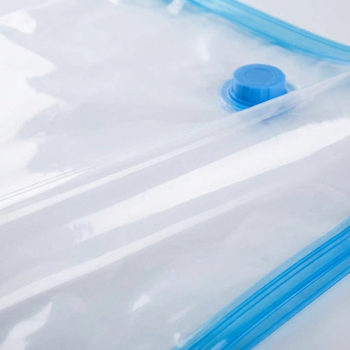 Compact electric vacuum storage bags & pump. Maximize space, ideal for travel packing & home.
