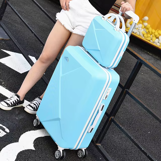 Unisex 2-Piece Hard Shell Luggage Set with TSA Lock