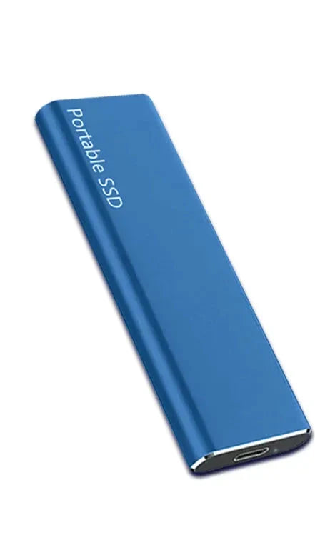 "Immagine di disco rigido esterno 4 TB, ultra sottile, USB-C, colore nero lucido, design elegante e compatto"