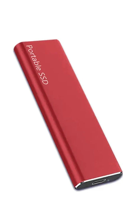 "Immagine di disco rigido esterno 4 TB, ultra sottile, USB-C, colore nero lucido, design elegante e compatto"