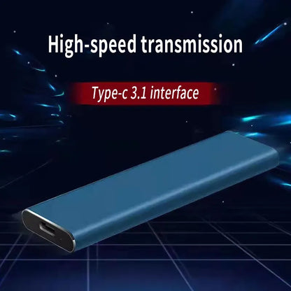"Immagine di disco rigido esterno 4 TB, ultra sottile, USB-C, colore nero lucido, design elegante e compatto"