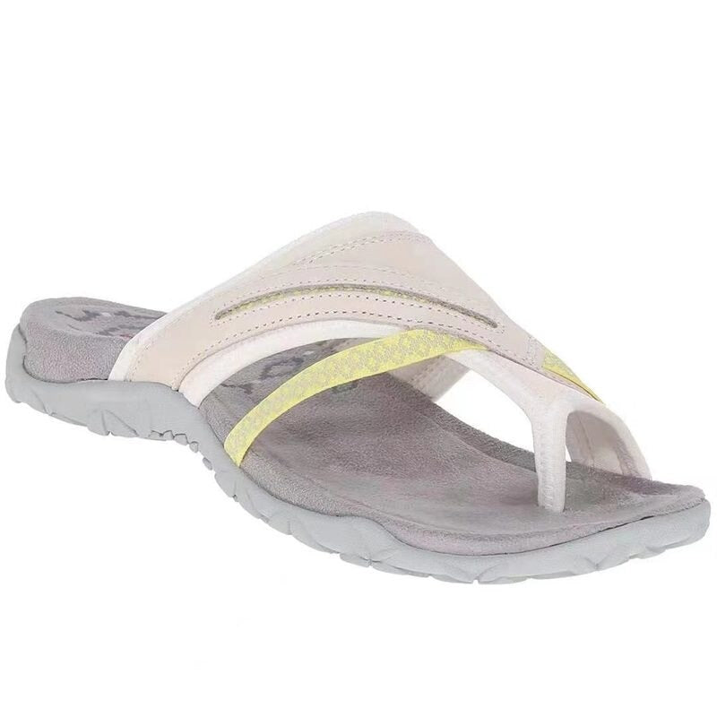 "Infradito ortopediche donna per l'estate, design elegante, suola in nanofoam, colore grigio, comfort e stile"