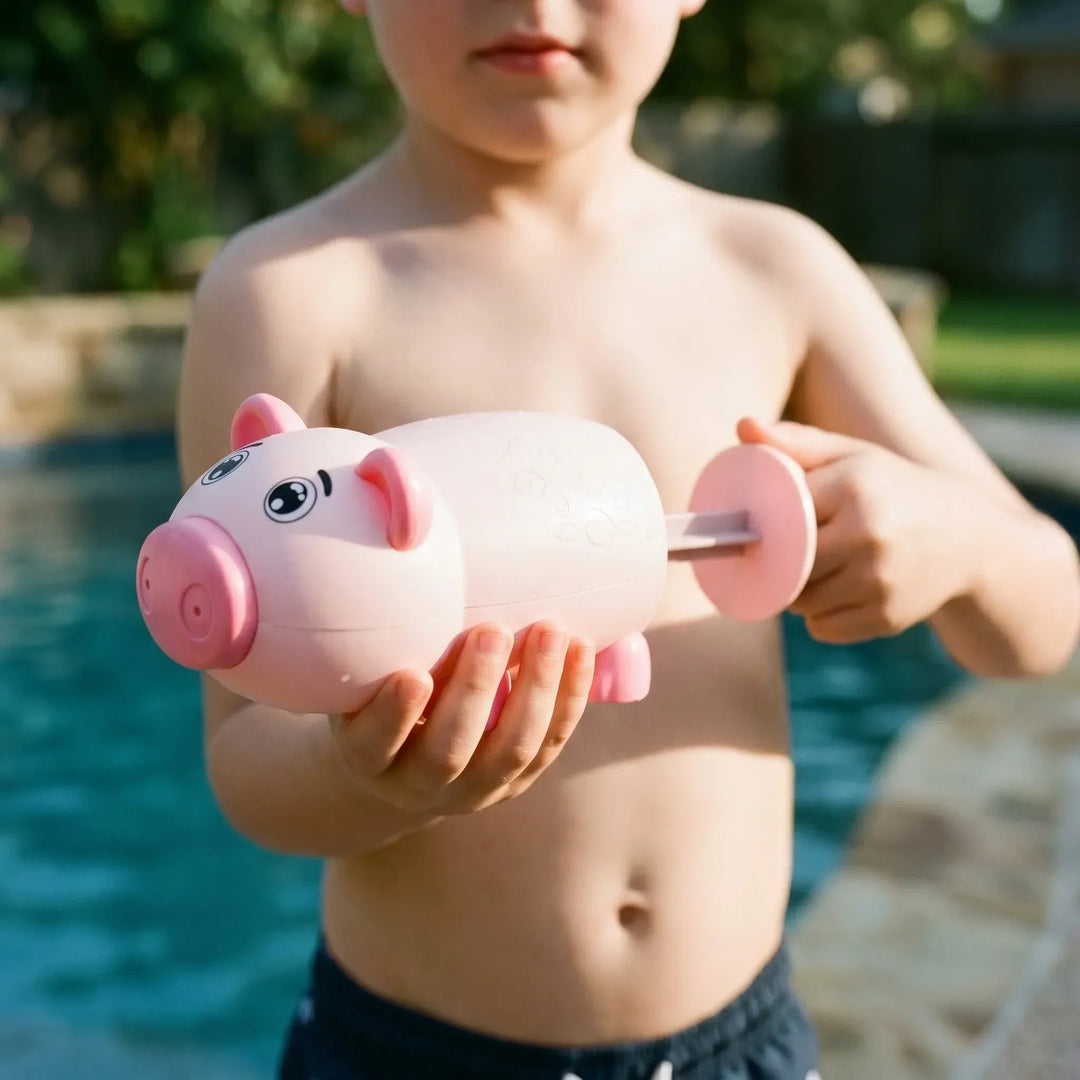 Durable animal water squirt toy for kids, great for summer outdoor play, bath & pool.