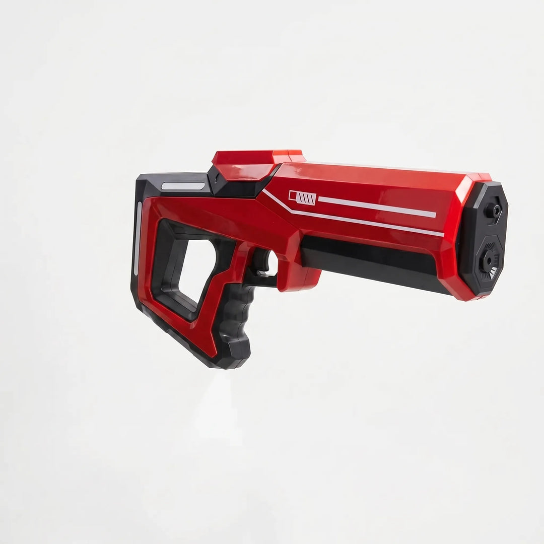 Automatic electric water gun toy for kids. Rechargeable water blaster, perfect for outdoor summer water fights and fun.