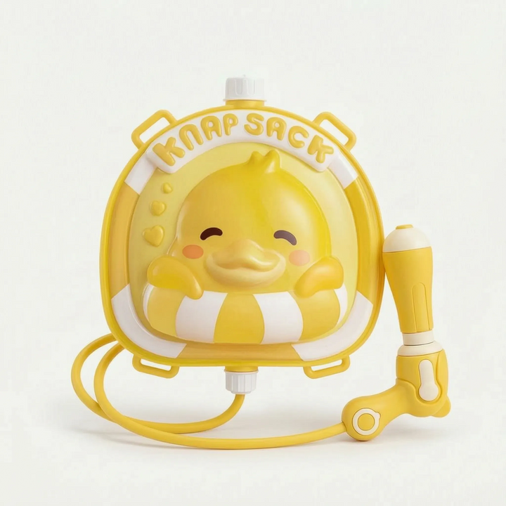 Cute animal design backpack water blaster for kids, ultimate summer outdoor splash toy and water gun.