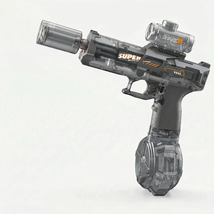 Boys and girls' electric light-up water gun. Fun automatic blaster for summer outdoor play, pool, and beach.