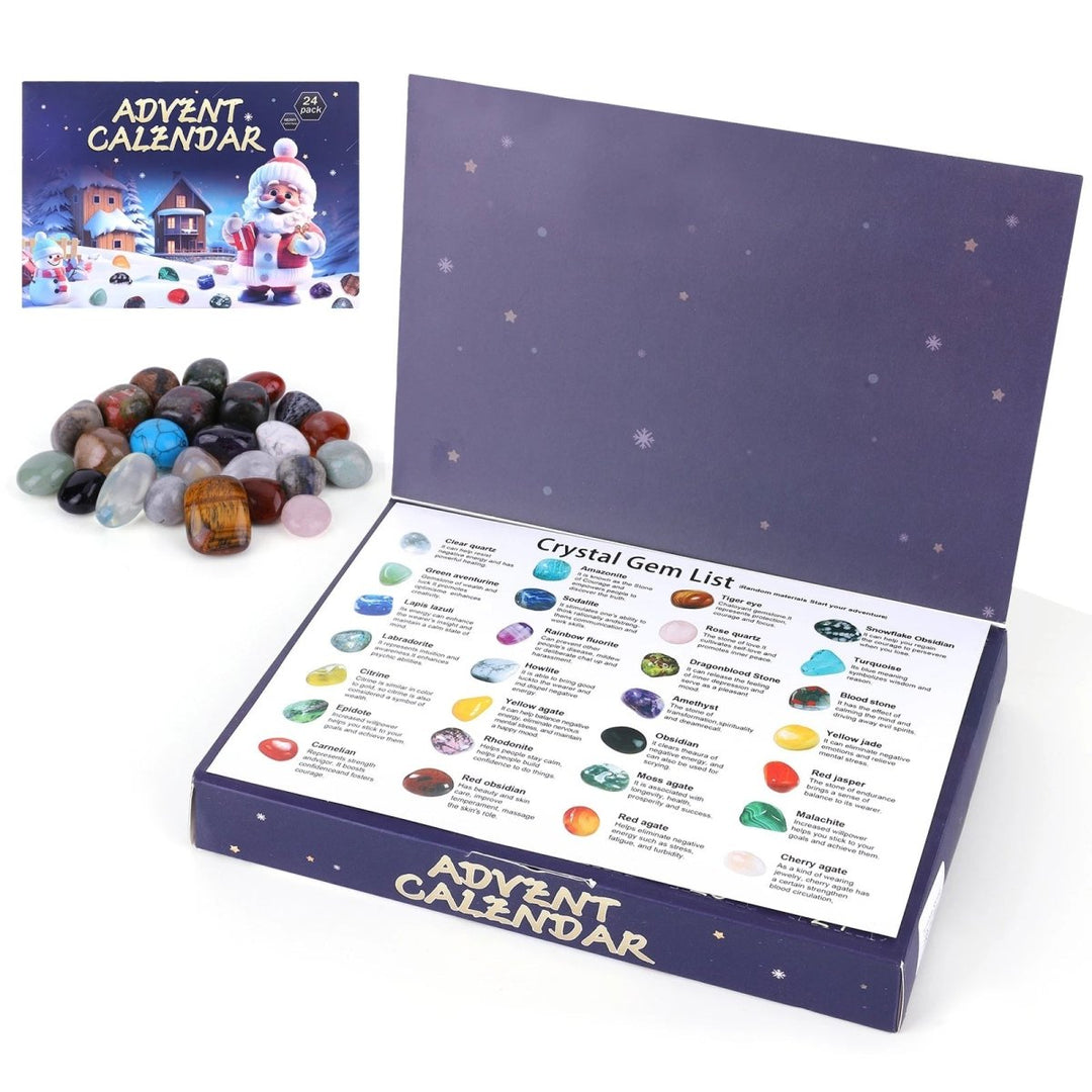 Children's winter activity: a fun excavation advent calendar with hidden gemstones inside.